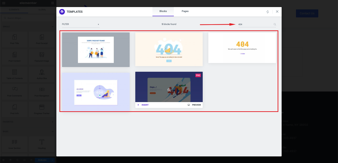 Elementor 14를 사용하여 WordPress 사이트에 대한 사용자 지정 404 페이지를 만드는 방법 HappyAddons Block