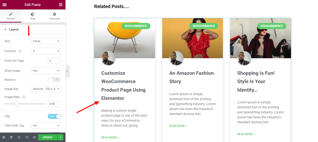 วิธีสร้างเทมเพลตโพสต์บล็อก Elementor แบบกำหนดเอง 19 Add Related Posts
