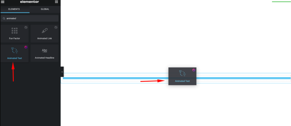 2022년 Elementor 웹사이트에 사용자 정의 글꼴을 추가하는 방법 16 Add Animated Text Widget