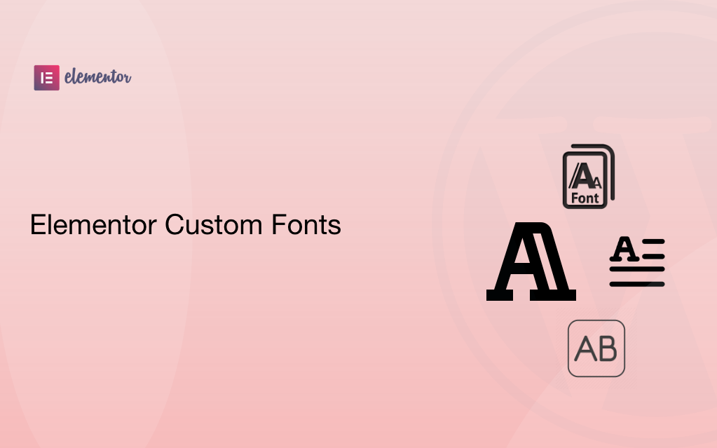 2022년 Elementor 웹사이트에 사용자 정의 글꼴을 추가하는 방법 1 Add the font to Elementor