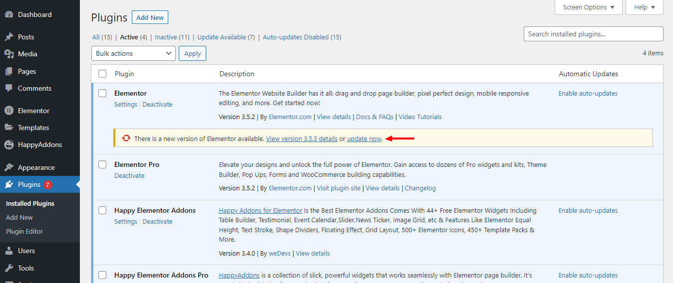 Comment résoudre le problème de chargement de l'éditeur Elementor sur votre site Web 7 Update Elementor Plugin