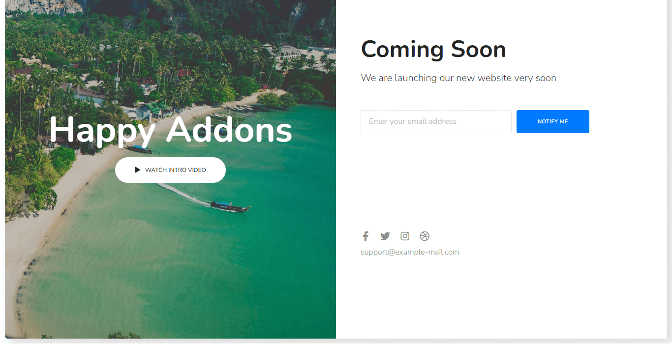 Die besten Elementor-Landingpage-Vorlagen, die Sie 2022 verwenden sollten 17 Coming Soon Landing Page Template