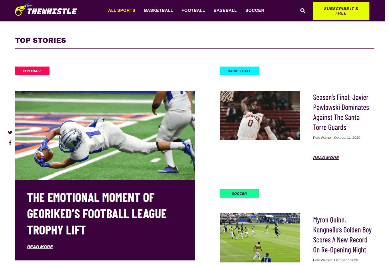 Die besten Elementor-Landingpage-Vorlagen, die Sie 2022 verwenden sollten 7 Sports Blog (Blog Landing Page Templates)