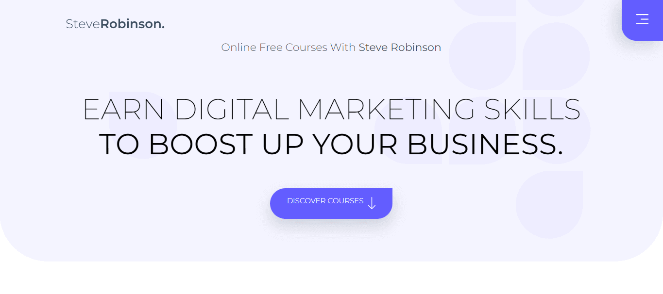 Die besten Elementor-Landingpage-Vorlagen, die Sie 2022 verwenden sollten 2 Online Marketing Courses (Technology Landing Page Templates)