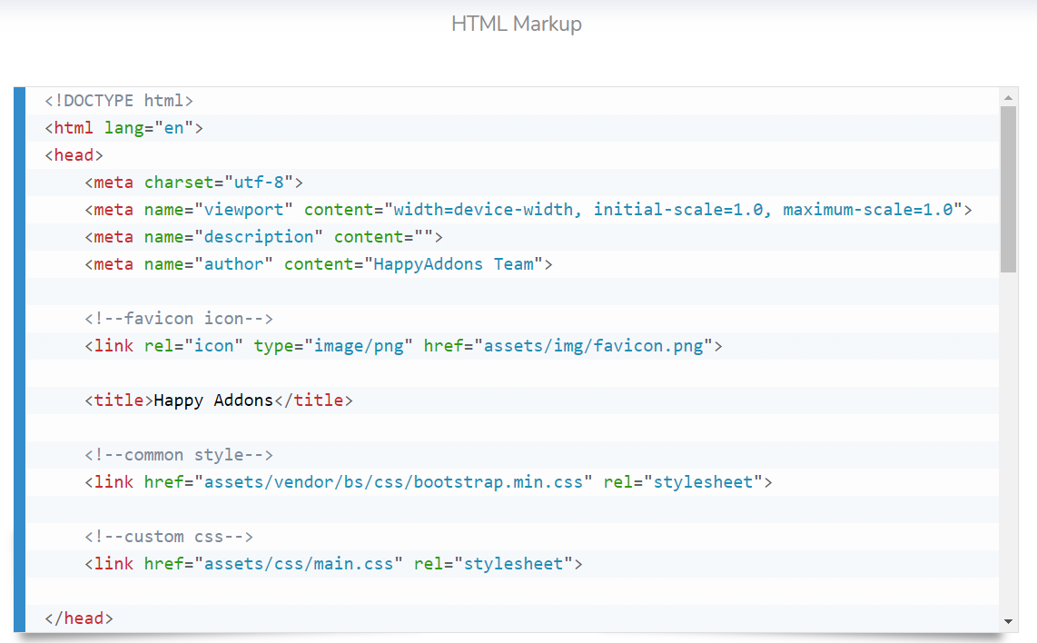 98개 이상의 HappyAddons 위젯 살펴보기(프로 및 무료) 3 Source code pro widget