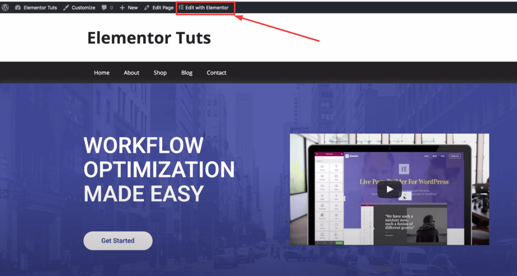 Jak dodać link do kotwicy w Elementorze (przewodnik krok po kroku) 2 Select the Page in Elementor Editor