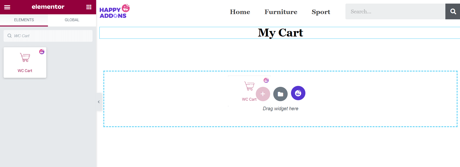 Jak edytować stronę koszyka WooCommerce za pomocą Elementora 6 Drag and Drop WC Cart Widget