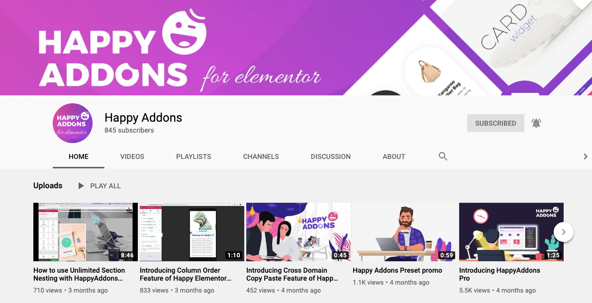 Elementor Eğitimleri: 2022'de Takip Edilecek En İyi Bloglar ve Video Kanalları 10 HappyAddons
