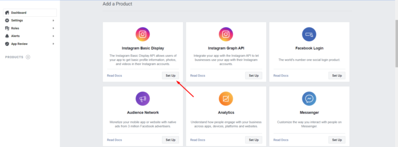 Comment générer un jeton d'accès Instagram 9 Set Up