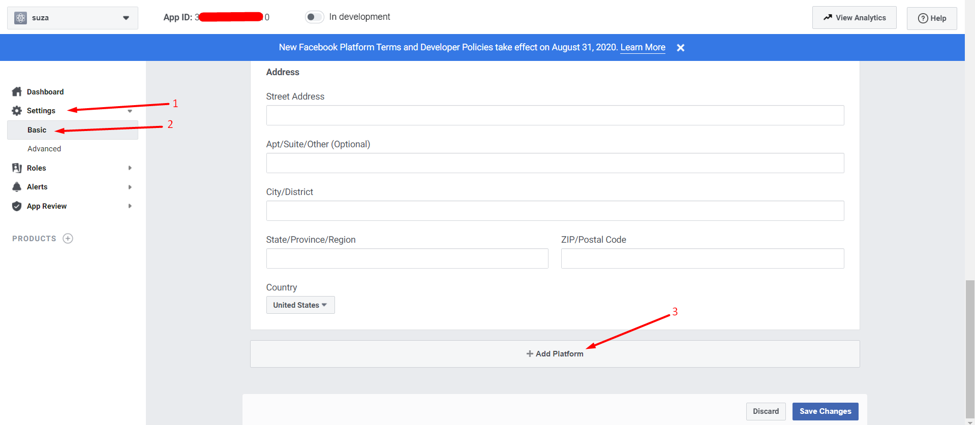 Comment générer un jeton d'accès Instagram 5 Click Add Platform
