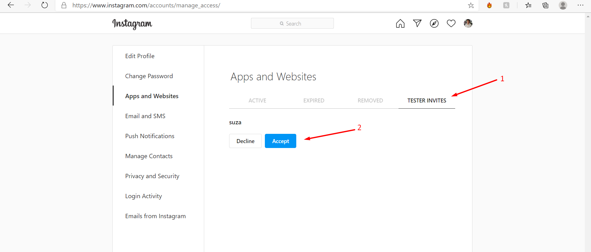 Comment générer un jeton d'accès Instagram 15 Instagram access token