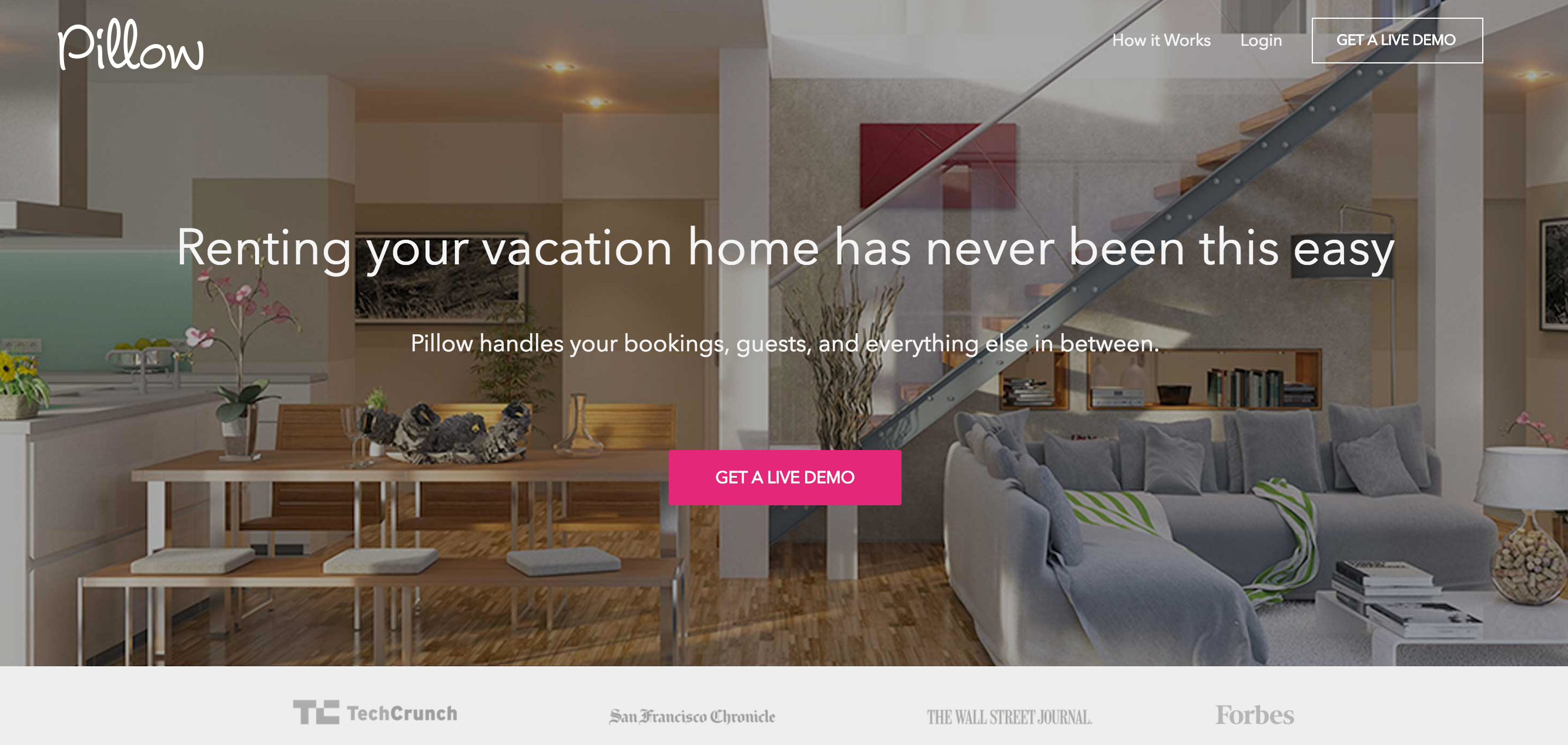 PIllowはAirBnbユーザーに無料のサービスを提供し、鍵の収集、清掃などを処理します。