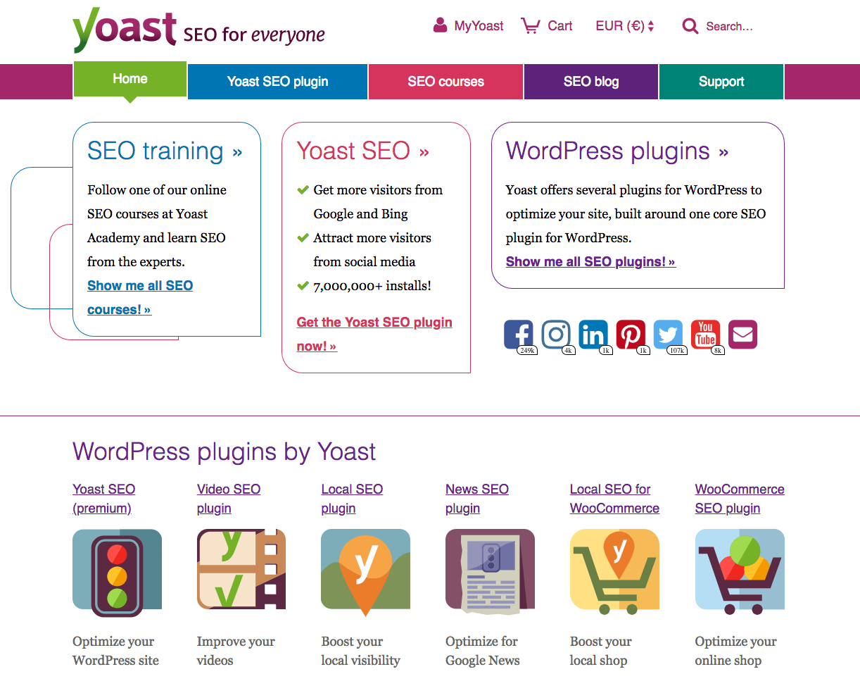 Yoast.com betreibt jetzt WooCommerce