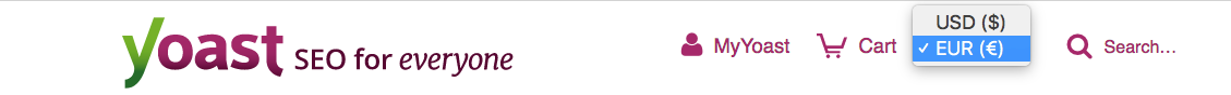 yoast.com USD und EU