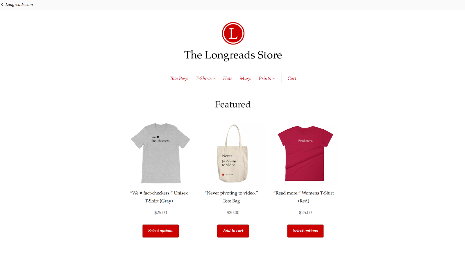 بناء متجر Longreads باستخدام Printful و WooCommerce