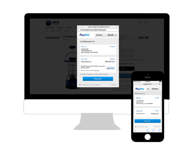 PayPal Express Checkout для WooCommerce включает в себя процесс оформления заказа One TouchTM, который избавляет клиентов PayPal от необходимости вводить пароль или данные карты на срок до шести месяцев.