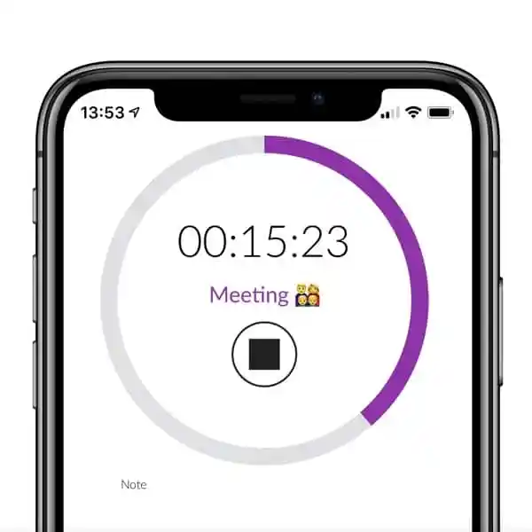 อุปกรณ์ Timeular จะซิงค์ผ่าน Bluetooth กับอุปกรณ์ของคุณ