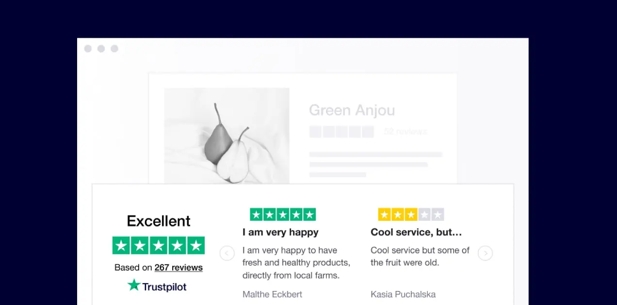 Avis TrustPilot pour un produit