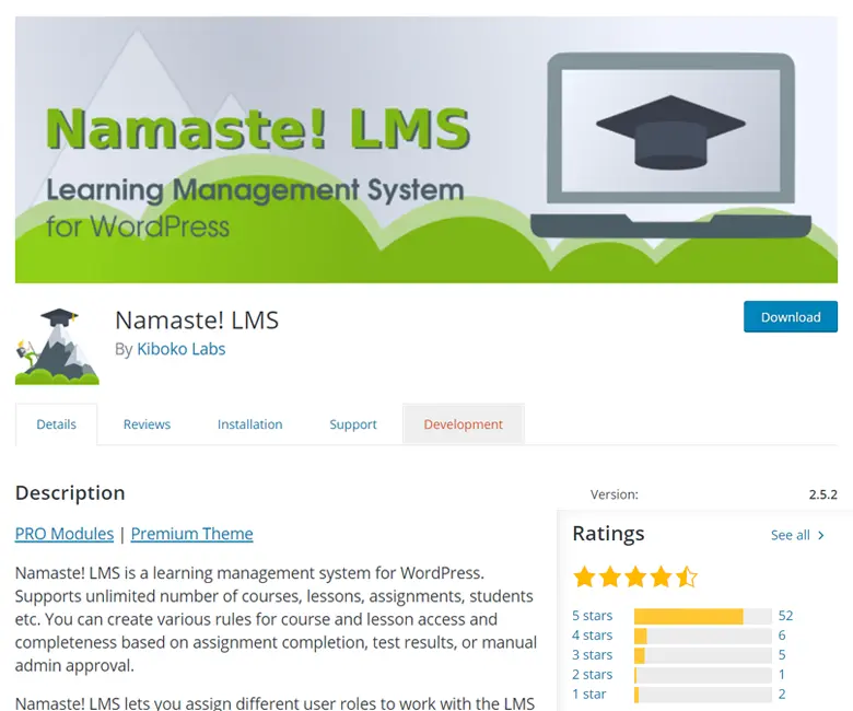 Namastê! LMS