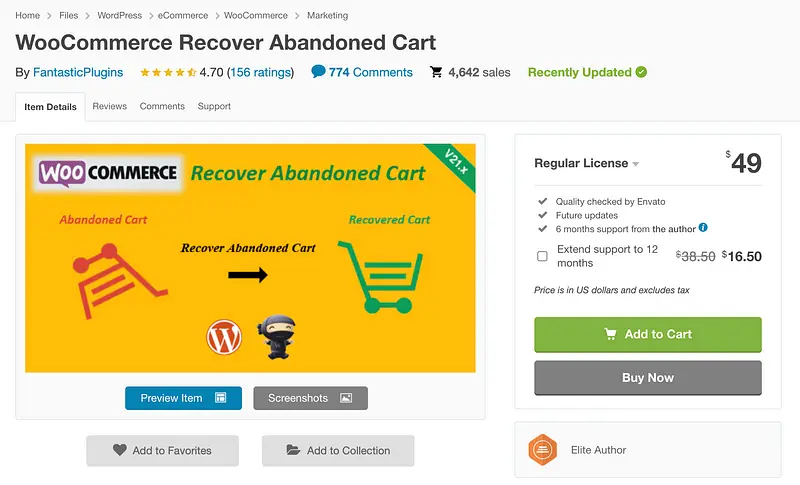 WooCommerce recupera carrinho abandonado