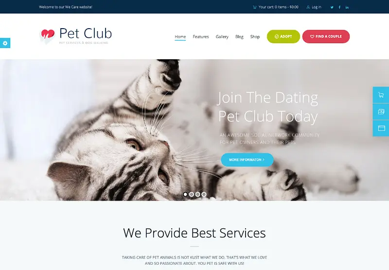 Clube de animais de estimação