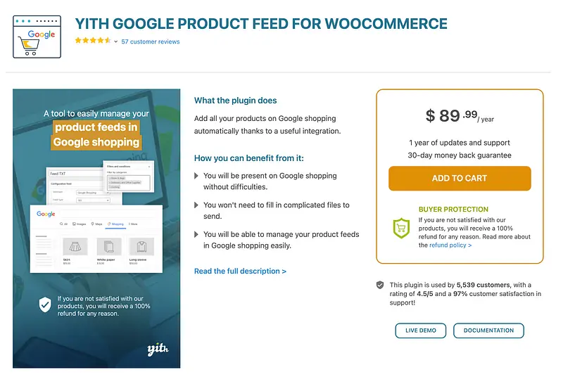YITH Google Product Feed para WooCommerce