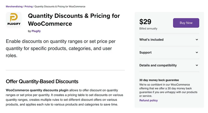 Descontos de quantidade e preços para WooCommerce