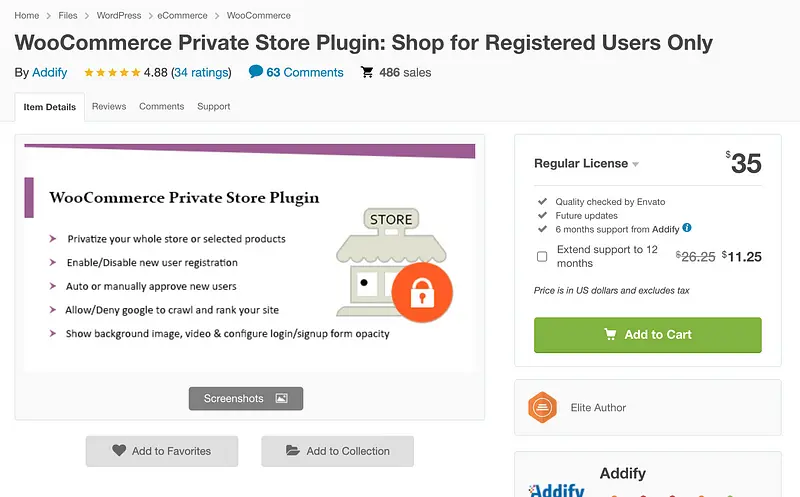 WooCommerce 私人商店插件
