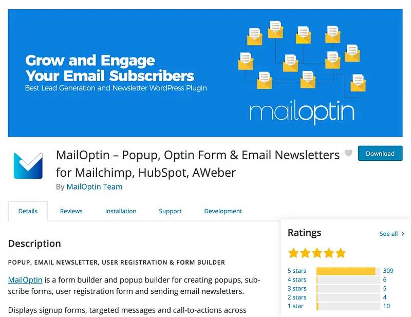 Plugin MailOptin