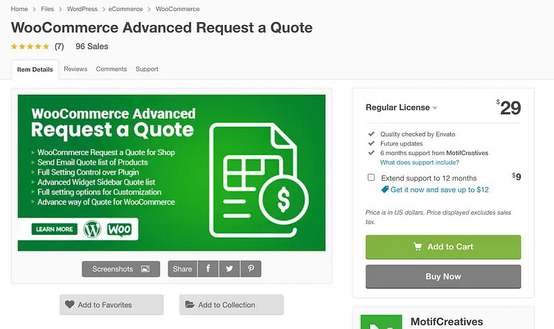 WooCommerce Advanced Solicite um Orçamento