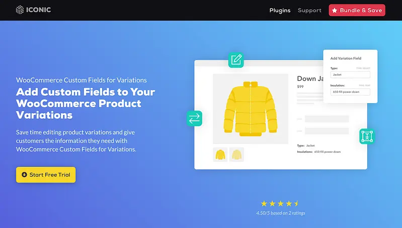 Campos personalizados do WooCommerce para variações