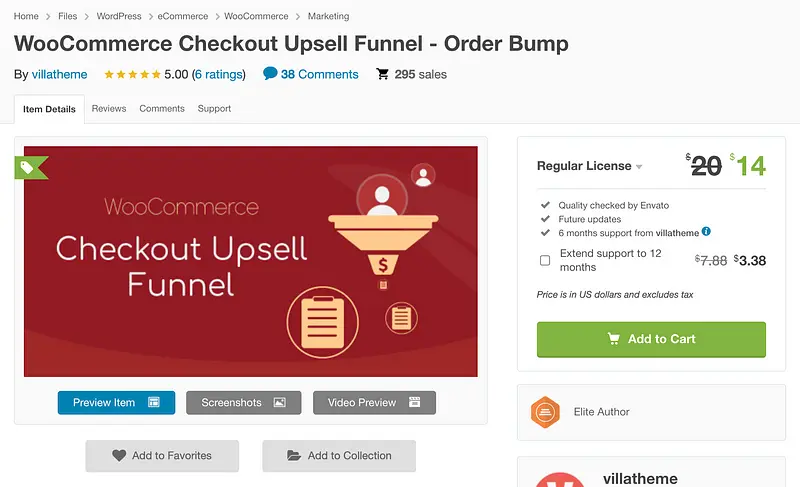 WooCommerce Checkout Upsell Funnel 插件