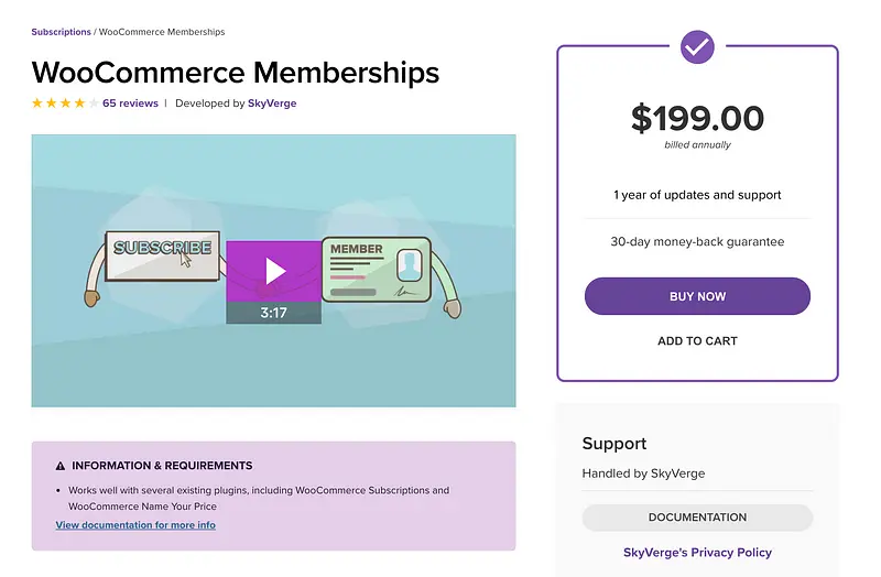 WooCommerce-Mitgliedschaften