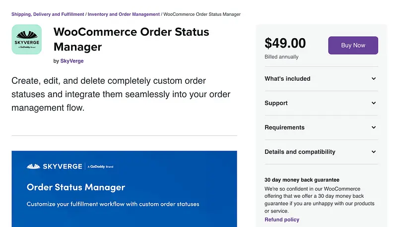 WooCommerce Order Status Manager-Plugin
