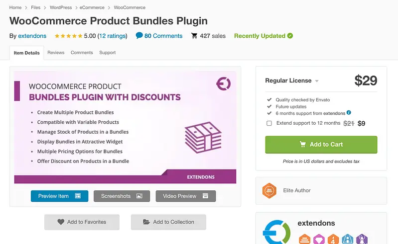 Plugin de pacotes de produtos WooCommerce