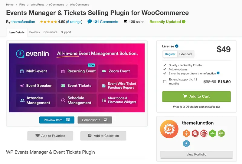 Plugin WP Eventin