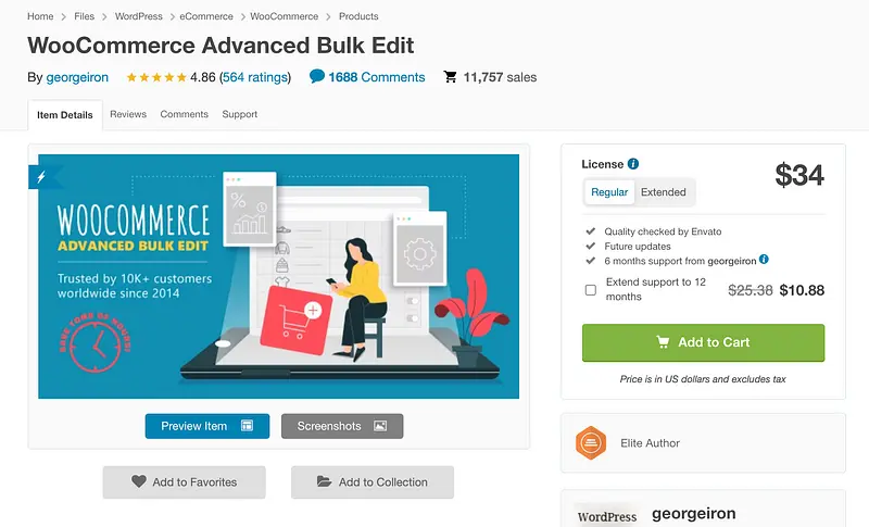 Plugin de edição em massa avançada do WooCommerce