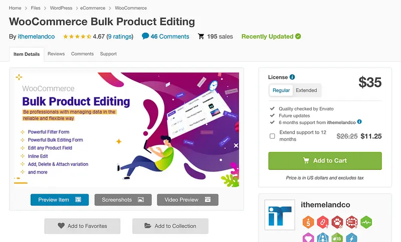 Plugin de edição de produtos em massa WooCommerce