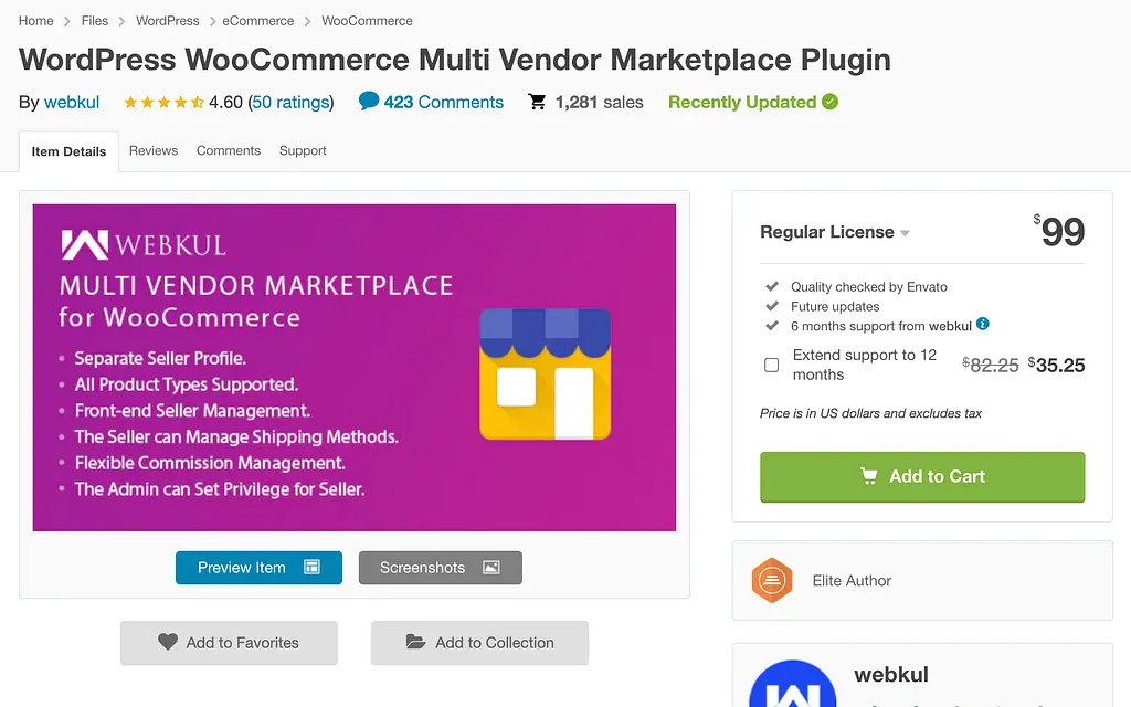 Woocommerce 多供应商市场