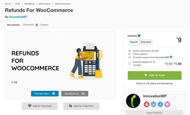 Reembolsos para o plugin WooCommerce