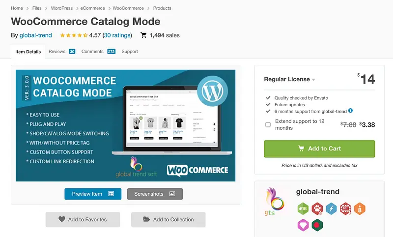 Plugin do Modo de Catálogo WooCommerce