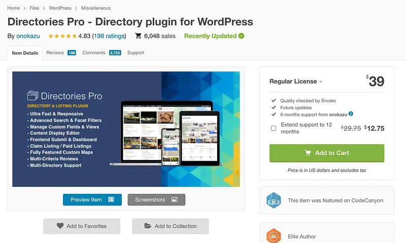 Plug-in do Diretórios Pro