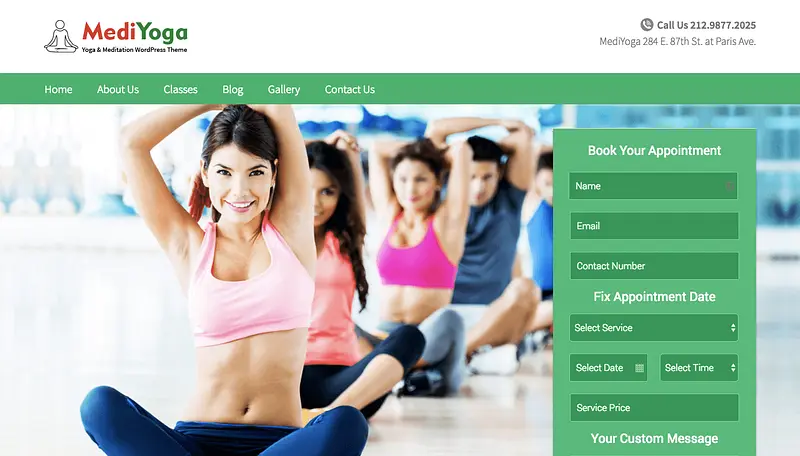 Tema WordPress MediYoga