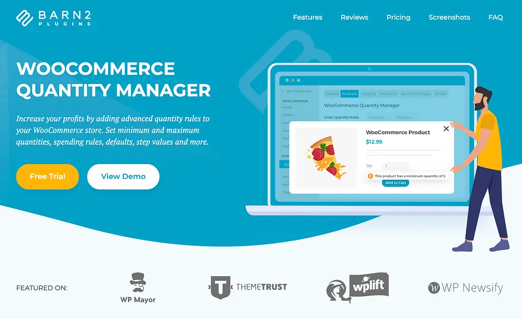 WooCommerce 数量管理器