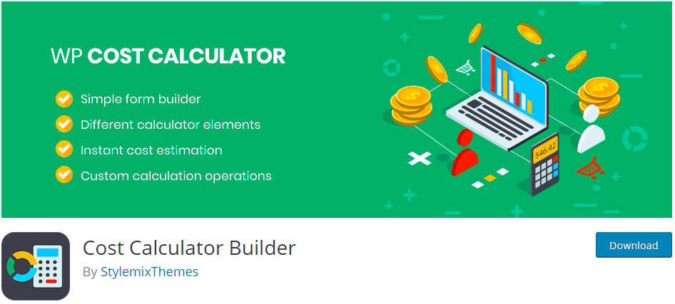 plugin wordpress para calculadora de custos