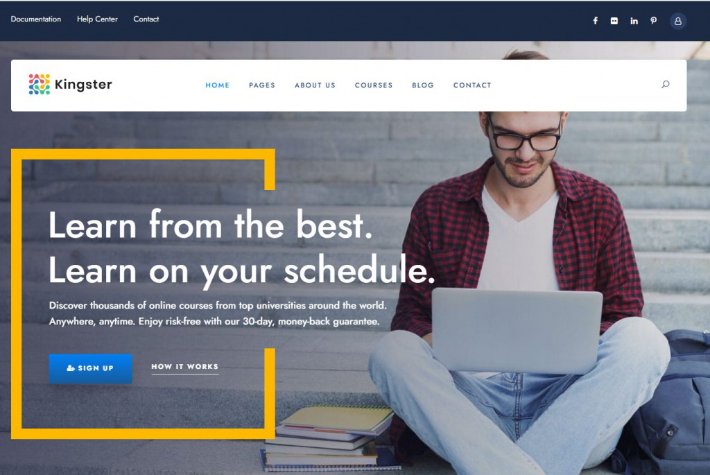 Kingster - LMS Education For University, College and School