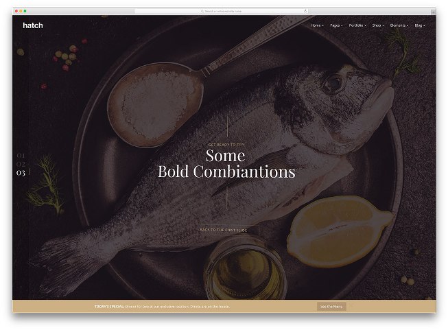 Hatch 餐厅 WordPress 主题