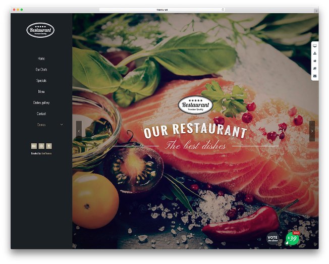 Themo 餐厅 WordPress 主题