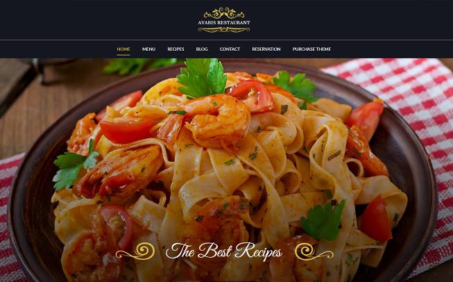 Avaris 餐厅 WordPress 主题