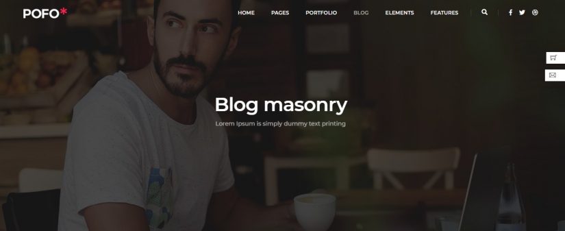 Tema WordPress Pofo para Blog em 2018